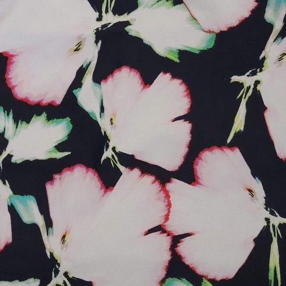 Banana Republic Floral Ruffle Button Shirt Dress Size Small - Picture 10 of 13